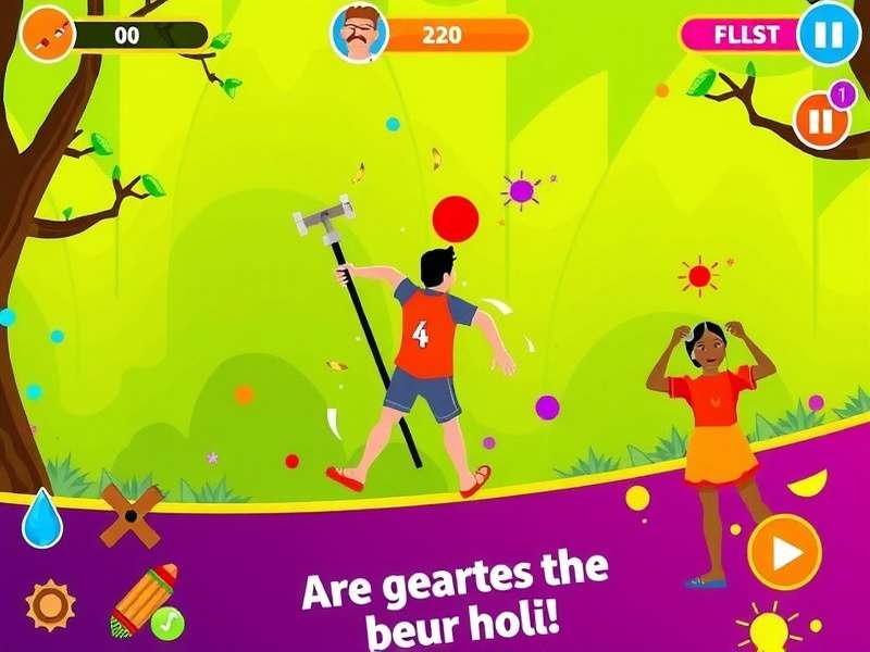 Festive Fun Holi Game Screenshot